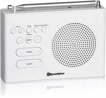ROADSTAR CLR-290D+ DAB+ FM-часы-радио Белый