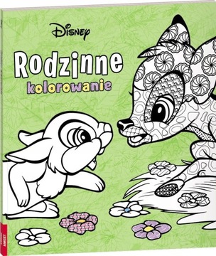 DISNEY RODZINNE KOLOROWANIE KOLOROWANKI MALOWANKI
