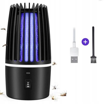 LAMPA UV OWADOBÓJCZA NA KOMARY z baterią 2000mAh