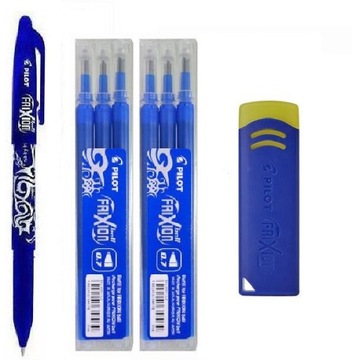 Pilot FRIXION Długopis+6 wkładów + gumka Ścieralne