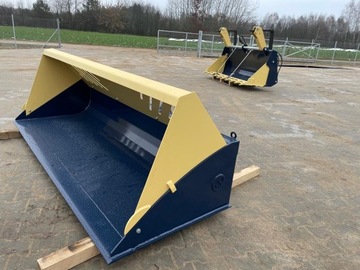 Łyżka budowlana 6w1 CAT manitou widły do palet