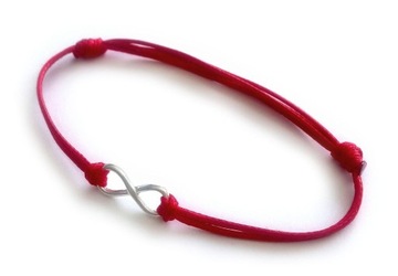 Bransoletka infinity nieskończoność SREBRO 925