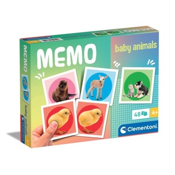 GRA DLA DZIECI MEMO ZWIERZĄTKA CLEMENTONI