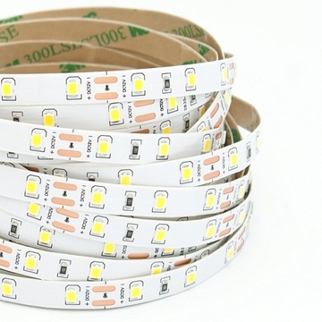 Taśma LED SMD 4.8W/1mb 12V IP20 Ciepła 3000K 5mb