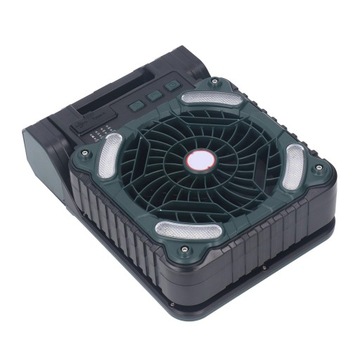 Портативный солнечный вентилятор со светодиодной подсветкой, аккумулятор 10000 мАч DS