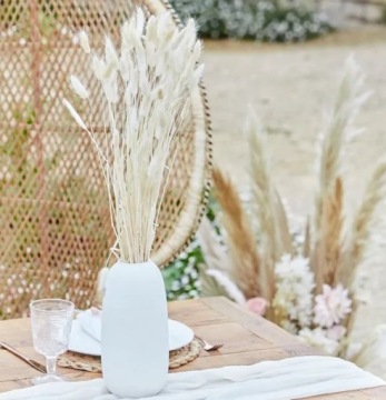 Хвост кролика, Яйцеклетка сушеный лагурус, БЕЛЫЙ, ПУШИСТЫЙ ХВОСТ ЗАЙКИ