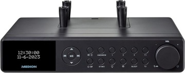 КУХОННОЕ РАДИО ПОД ШКАФОМ MD43660 DAB+ BLUETOOTH FM СТЕРЕО СВЕТОДИОДНАЯ ЛАМПА