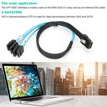 КАБЕЛЬ MINI SAS 36PIN SFF-8087 — 4X SATA 1M