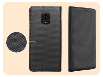 ЧЕХОЛ С НАПОЛЬНЫМ ДЛЯ XIAOMI Note 9 PRO/NOTE 9S, МАГНИТНО ЗАКРЫВАЕМЫЙ + 9H СТЕКЛО