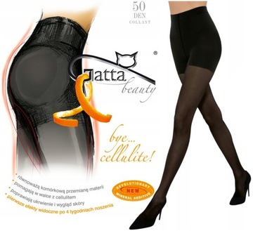 RAJSTOPY GATTA BYE CELLULITE 50 DEN 3-M NERO