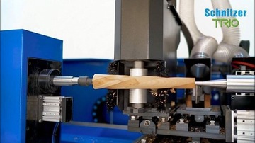 Schnitzer SCH 22120 3x3 - токарный станок по дереву с ЧПУ