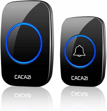 Водонепроницаемый БЕСПРОВОДНОЙ ДВЕРНОЙ ЗВОНОК CACAZI 300M IP44