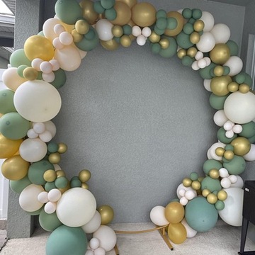 Подставка для воздушных шаров, круглая рамка, большая металлическая гирлянда из воздушных шаров высотой 2,2 м.