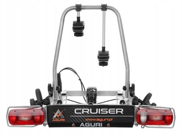 Uchwyt rowerowy na hak Aguri Cruiser 2 rowery