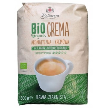 Kawa Ziarnista Bellarom Bio Organic Crema Eko 500g