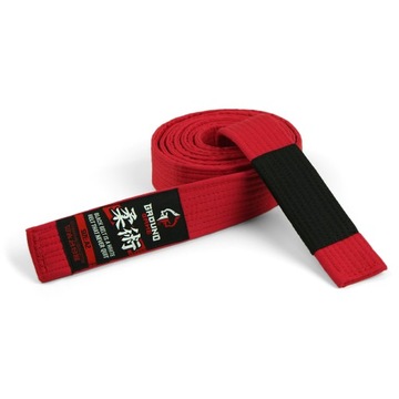Pas identyfikacyjny grappling na zawody Czerwony A4 Ground Game