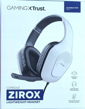 Проводные игровые наушники TRUST ZIROX с микрофоном для консолей PS5 PS4