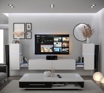 Meblościanka Nowoczesna Salon Meble N104 1B