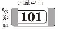OKŁADKA NA ATLASY NR 101 (20SZT) IKS, IKS