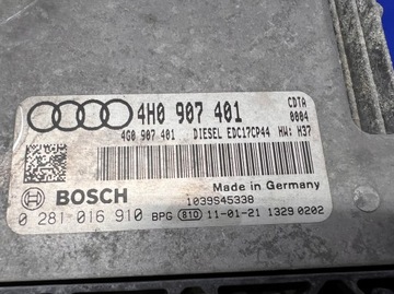 AUDI A8 D4 3.0 TDI JEDNOTKA MOTORU 4H0907401 36