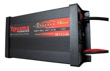 Ładowarka Toyama TBC 15A 12V do akum. AGM,żelowego