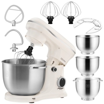 Kuchyňský robot 3 x Mísy Multifunkční Planetární Mixér Trojitý 5,2L 18v1