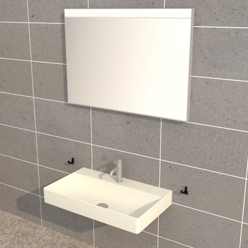 Вешалка Bologna II двойная, привинченная, черная