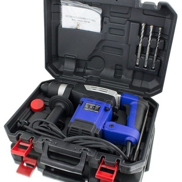 Дрель-перфоратор, эффективная мощность 1800 Вт, 3 функции