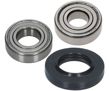 Łożyska pralki INDESIT IWSC 51051 6204+6205+uszcz.