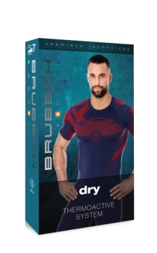 МУЖСКАЯ ТЕРМОАКТИВНАЯ ФУТБОЛКА ДЛЯ БЕГА BRUBECK 2XL