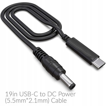 Комплект адаптеров для ноутбука, кабель USB-C — DC 1