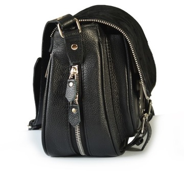 ЖЕНСКАЯ ЧЕРНАЯ КОЖАНАЯ МОДНАЯ МАЛЕНЬКАЯ ЖЕНСКАЯ СУМКА MESSAGE
