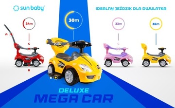 Детская каталка-коляска Мега машина 24м+