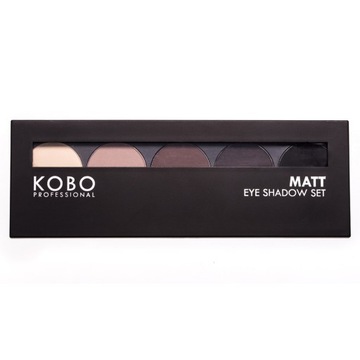 KOBO MATT EYE SHADOW SET MATOWA PALETA CIEN