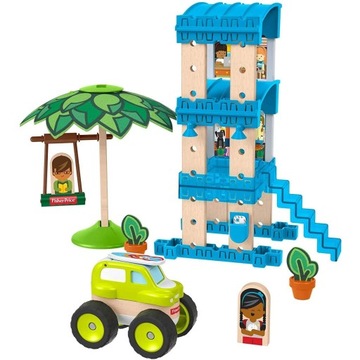 FISHER PRICE WONDER MAKERS PLAŻOWY DOMEK +3 LATA