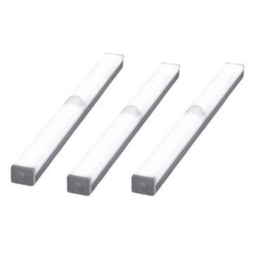 3 sztuk USB Motion Sensor LED lampka do szafy indu