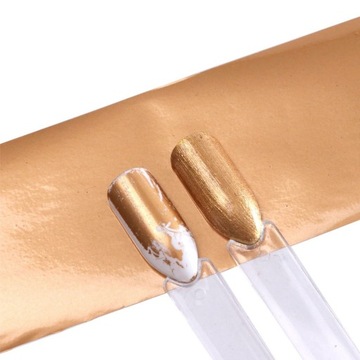 Трансферная фольга на ногти матовое золото