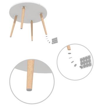 Фетровые подушечки, фетр для мебели, набор 154 шт.