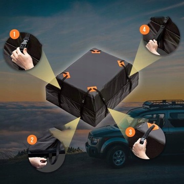 ВОДОНЕПРОНИЦАЕМАЯ СУМКА ДЛЯ БАГАЖА НА КРЫШЕ АВТОМОБИЛЯ