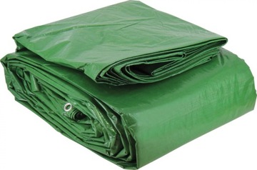 ЗЕЛЕНЫЙ БРЕЗЕНТ 6x4м СУПЕР ПРОЧНЫЙ МЕГА ТОЛЩИЙ КОВРИК