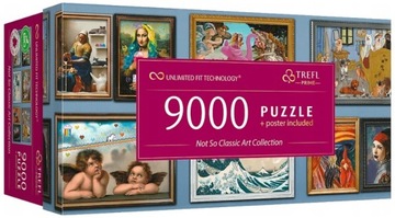 PUZZLE wymagające 9000-EL. Classic Art Collection NIE ROZWARSTWIAJĄ SIĘ