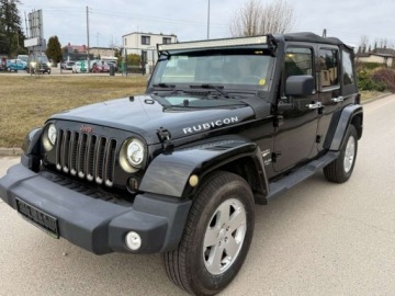 Jeep Wrangler III Unlimited Facelifting 2.8 DOHC I-4 Turbo CRD 200KM 2011 Jeep Wrangler Sliczna Sahara Navi Ledy Skory Grzany Fotele Automat EUROPA, zdjęcie 7