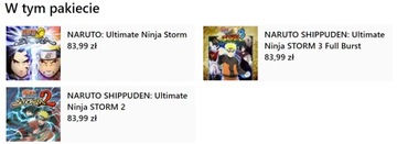 NARUTO SHIPPUDEN ULTIMATE STORM TRILOGY XBOX КЛЮЧ