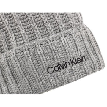Calvin Klein czapka damska K60K608535 0IN grey