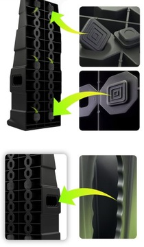 Пандусы для подъезда автомобиля, пандус 4,0т 2 шт. ТМ020 ПНД! инструмент