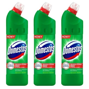 Płyn Żel do WC DOMESTOS Pine Fresh 750ml Leśny x3