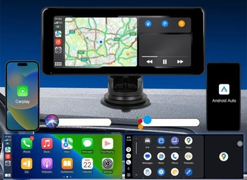 РАДИО МУЛЬТИМЕДИЙНАЯ СТАНЦИЯ МОНИТОР APPLE CARPLAY ANDROID 13 GPS WIFI 7–32 В