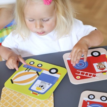 CzuCzu Транспортные средства BIG Memory Memo Game Memory 2+