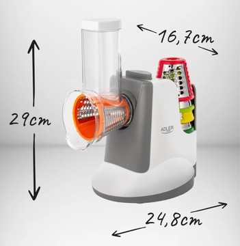 Adler AD 4815 Овощерезка с 5 насадками