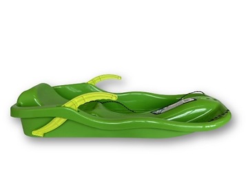 Бобслей, пластиковые санки с тормозом CORSA, зеленые RACE Race